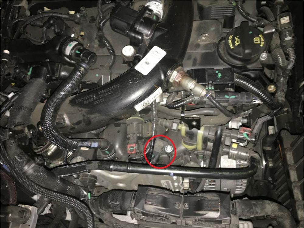 Once the secondary cover is removed you have access to the sensor connections.