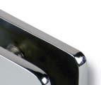235 M6 M8 6-10 mm glass GLASS SHELF SUPPORT "CYLINDRICAL" w/m6 mm screw hole Material: Zamak