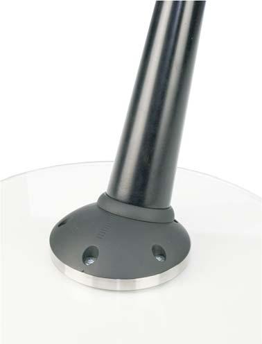 Twister is designed for maximum leg diameter of 50mm and M8 bolt.