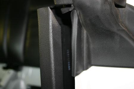 11. Note two of the slots for the retaining clips visible in this photo of
