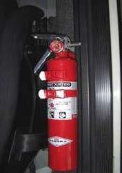 Fire Extinguishers Must be equipped Must be mounted and secured Must be