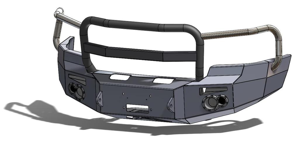 I. Overview Congratulations on your purchase of the industries best and most stylish GMC Winch Bumper! This bumper has been engineered for strength while keeping the weight down.