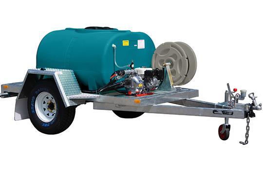 Towable Water Cart Petrol powered pump.