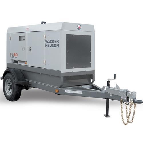 20kva-80kva on trailer Diesel Generator A trailer mounted generator for quiet power anywhere. A versatile diesel generator with the ability to weld.