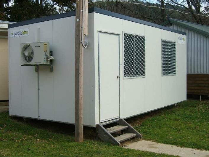 & Chairs Air-conditioned Site Offices 12m x 3m 6m x 3m