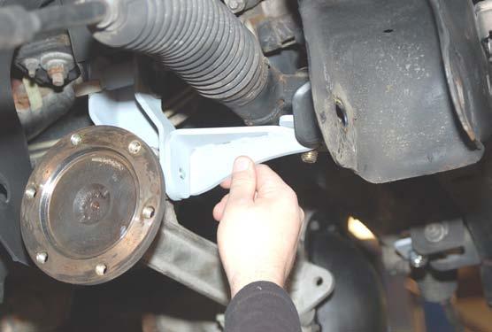 On the driver side make sure differential clears the rear lower control arm pocket that was cut.