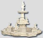 Hand Carved Fountain Fountain With Coping