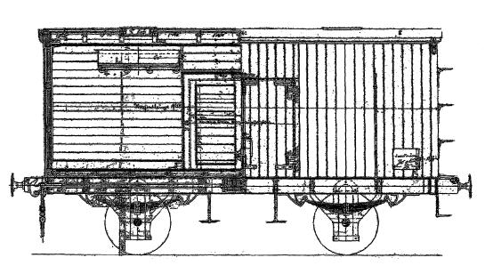 Figure 1: Freight wagon from Kockums Sweden, built in 1882 [4]. After World War )) the U)C double link suspension was defined as a standard [].