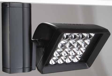A variety of optical packages and the ability to fi eld change the distribution sets this luminaire apart from all other LED track fi xtures.