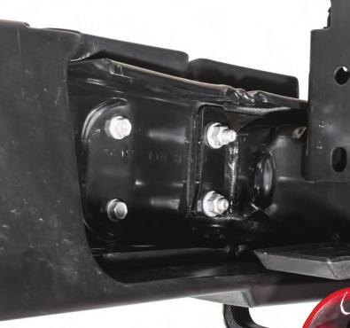 (FIG2) Remove the splash guard. Note: This will not be reused with your Quadratec bumper.