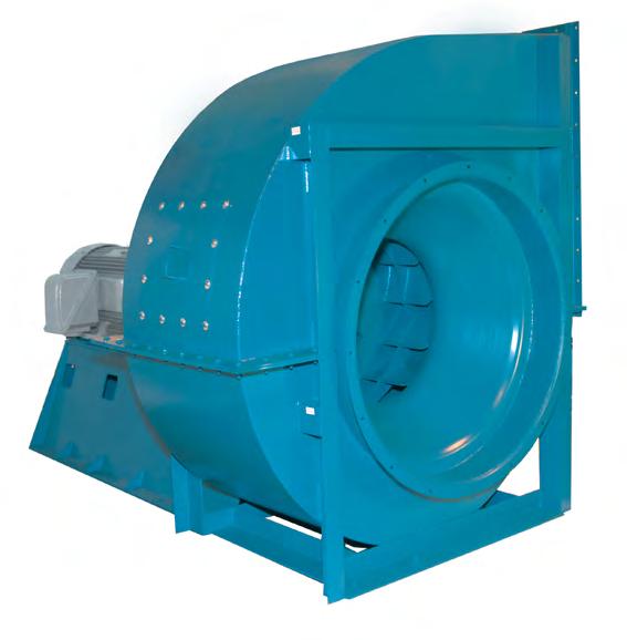 OPTIONAL CONSTRUCTION Split Housings All fans are designed to permit impeller removal through the fan inlet.