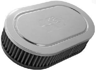 PERSONAL WATERCRAFT AIR FILTER DUAL FLANGE FLAME ARRESTOR DIMENSIONS 5 1/2" x 9" Oval, Straight Flange FLANGE DIA.