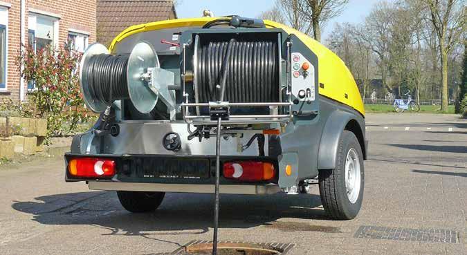 DESIGN & USERFRIENDLY The new sewer cleaning trailer. Stylish design, superior userfriendliness.