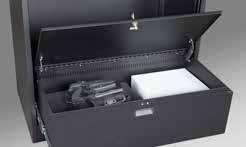 (2108mm) WSC shown with 27 Secure storage compartments, lockable storage drawer,5 capacity