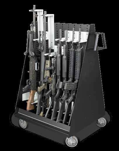 Wall & Mobile Weapon Racks Weapon panels come in two modular widths, 34 (864mm) & 40 (1016mm) and can be combined to create your own