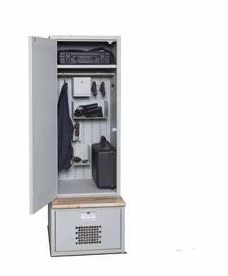 Contact us at and we will be happy to help you with your design. 24 18 Constable/Military Lockers 78 DUTY BAG LOCKER 16 gauge welded body Upper Compartments: 22 D x 17 H x 17.