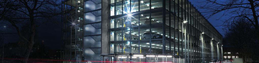 PARKING & FILLING STATIONS Safe and efficient LUNUX lighting guarantees what really counts here: Orientation