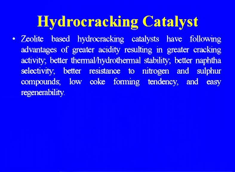 These metal catalyze the hydrogenation of feed stocks making them more reactive for cracking and hetero atom removal as well as reducing the coke rate formation.