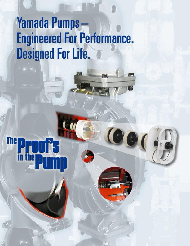 Features and Benefits Inside a Yamada Pump Leak-Free Mating Surfaces All Yamada pumps incorporate bolted construction, which eliminates leaks and simplifies reassembly after maintenance.