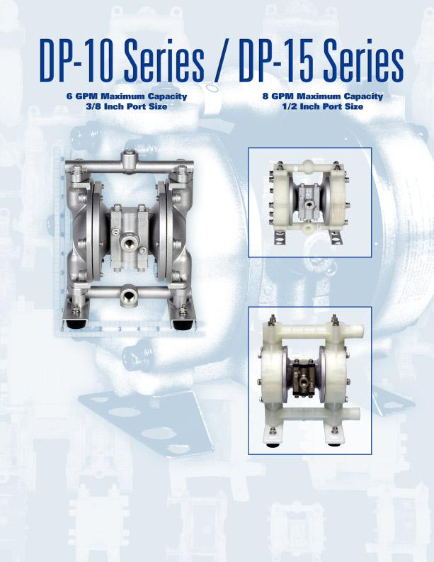 DP- Polypropylene Dimensions: 7.72" W 7.72"H Net Wt.: 6.8 lbs. (3.1 kg) Shipping Wt.: 8.8 lbs. DP- Aluminum Dimensions: 7.32" W 9.49"H Net Wt.: 7.9 lbs. (3.6 kg) Shipping Wt.: 9.9 lbs. DP- Stainless Steel Dimensions: 7.