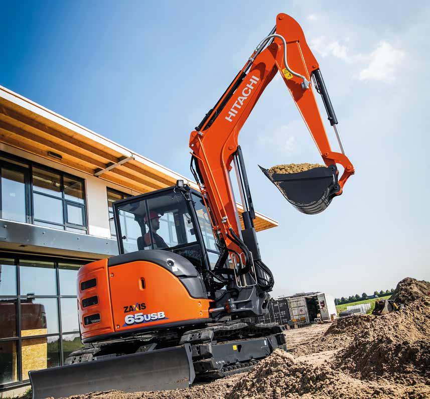 ZAXIS-6 series HYDRAULIC EXCAVATOR Model code : ZX65USB 6 Engine rated power : 42.