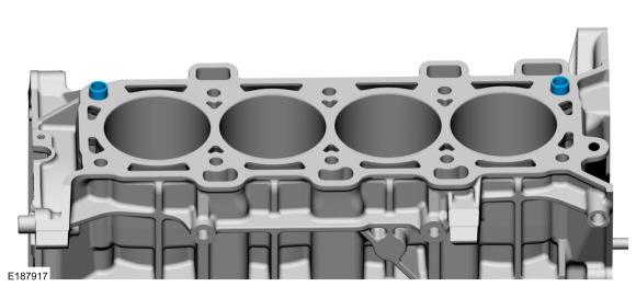 bank of the cylinder block.