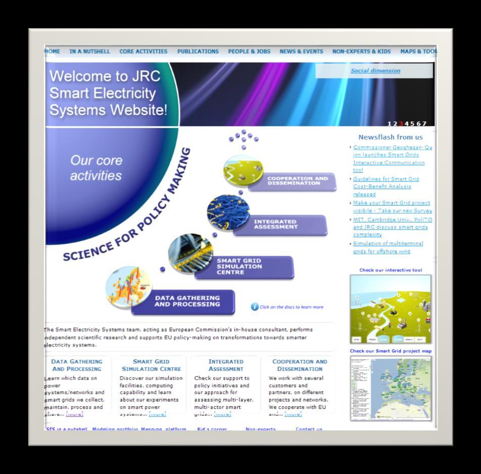 Smart Electricity Systems and Interoperabiilty http://ses.jrc.ec.europa.