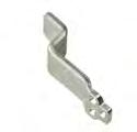 LOCK ACCESSORIES Two Drawer Lock arm styles are available: straight and
