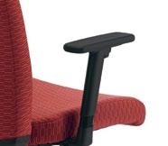 Two arm options and three control options let you customize chairs that support