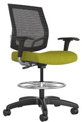 FOCUS SPORT MESH BACK TASK STOOL Invigorated with sporty arm pad, mesh and caster options, the best-selling Focus task stool still offers superior long-term comfort for a task environment.