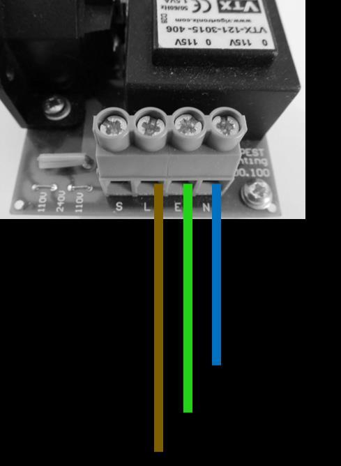 3.4 Connect AC Wiring to MiniDEC Controller Single Feed Operation Split Feed Operation Note: European wire colors shown for illustration only.