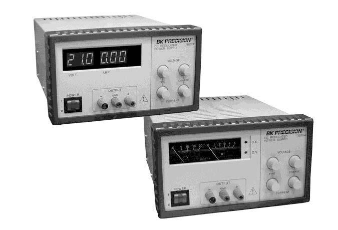 INSTRUCTION MANUAL Models 1620A/ 1621A/ 1622A/ 1623A/ 1626A/ 1627A DC REGULATED POWER SUPPLY