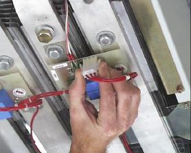 The three temperature detector plugs are interchangable and can be connected to any of the temperature