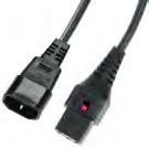 2x IEC C13 TO MAINS POWER CORD AC PLUG TO 2X IEC PLUGS Power two IEC 13 power outlets from a single Mains plug. Length Code Cost 10+ 0.5M + (2x 0.5M) ACL604 $4.15 $3.74 0.4M + (2x 1.6M) ACL605 $5.