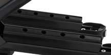 5m) with buckle protector Fit kit sold separately for heavy duty crossbars Moulded rubber designed to secure rods into position 27.