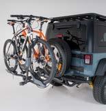 allow access to rear of vehicle while bikes are loaded.