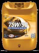 AUTOMOTIVE GEAR OIL FULL SYNTHETIC GEAR OILS SYNGEAR 75W/90 GL-5 Hi-Tec Syngear 75W/90 GL-5 is a full synthetic limited slip gear oil which offers outstanding high temperature and high load