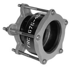 Nom.<br/> Wt.<br/> of<br/> ANSI/NSF Standard 61 see page M-3 Ford Reducing Coupling Style FRC Ford Reducing Couplings are designed to connect different size water main pipes.