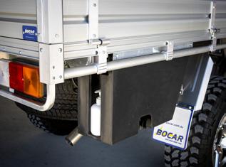 height drop sides check x Tie-down point lashing ring check check Fold-down load holding brackets check check Tail and number plate light kit check check Tonneau covers, all sizes check check OE