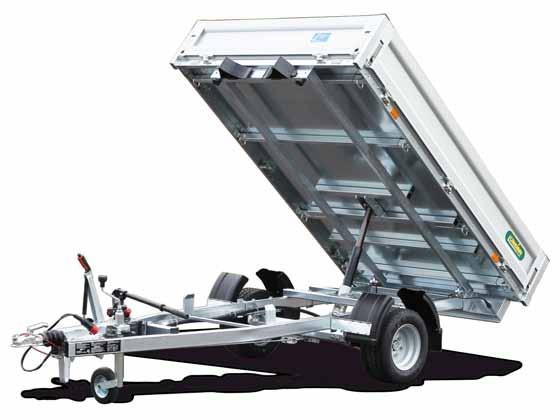 ! Our rear tippers type PHK/UHK combine the versatile application possibilities of our platform trailers with the strength-