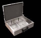 with 2 dividers and 2 compartment walls or tool insert Box