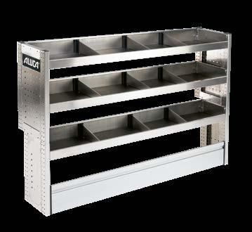 MODULE S106 1 shelf base: 7 x S-BOXX SB03-8 2 shelf bases: 3 x