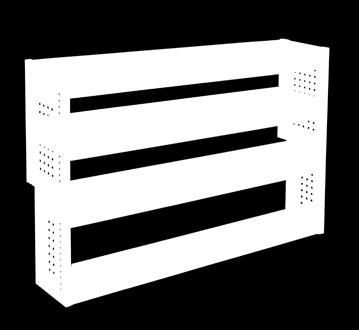 shelf bin separators 1 x Bottom compartment with flap Anti-slip