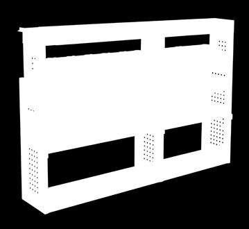 x Shelf trough, low, with shelf bin separators 2 x Drawer - on ball bearings, height 200