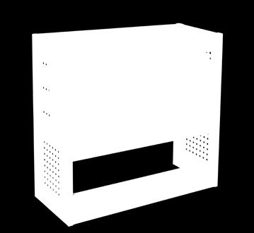 MODULE M107 1 x Shelf trough, high, with shelf bin separators 1 shelf base: 6 x S-BOXX