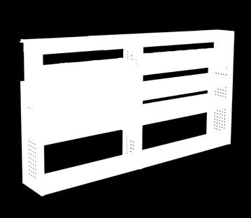 divider and compartment sets 2 x Shelf compartment with flap Anti-slip mats and fastenings Item no.