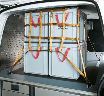 LOAD SECURING NET With all-round ratchet lock ring strap For lashing down different