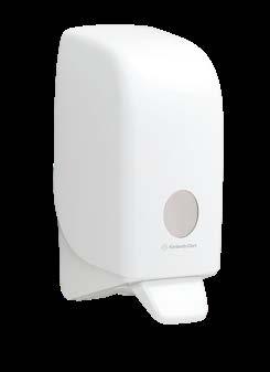 PAPER-TOWEL DISPENSER Includes folding towels Easy removal of paper towels Viewing slot on front for checking fill