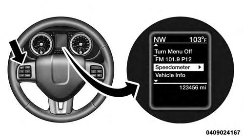 178 UNDERSTANDING YOUR INSTRUMENT PANEL ELECTRONIC VEHICLE INFORMATION CENTER (EVIC) The Electronic Vehicle Information Center (EVIC) features a driver-interactive display that is located in the
