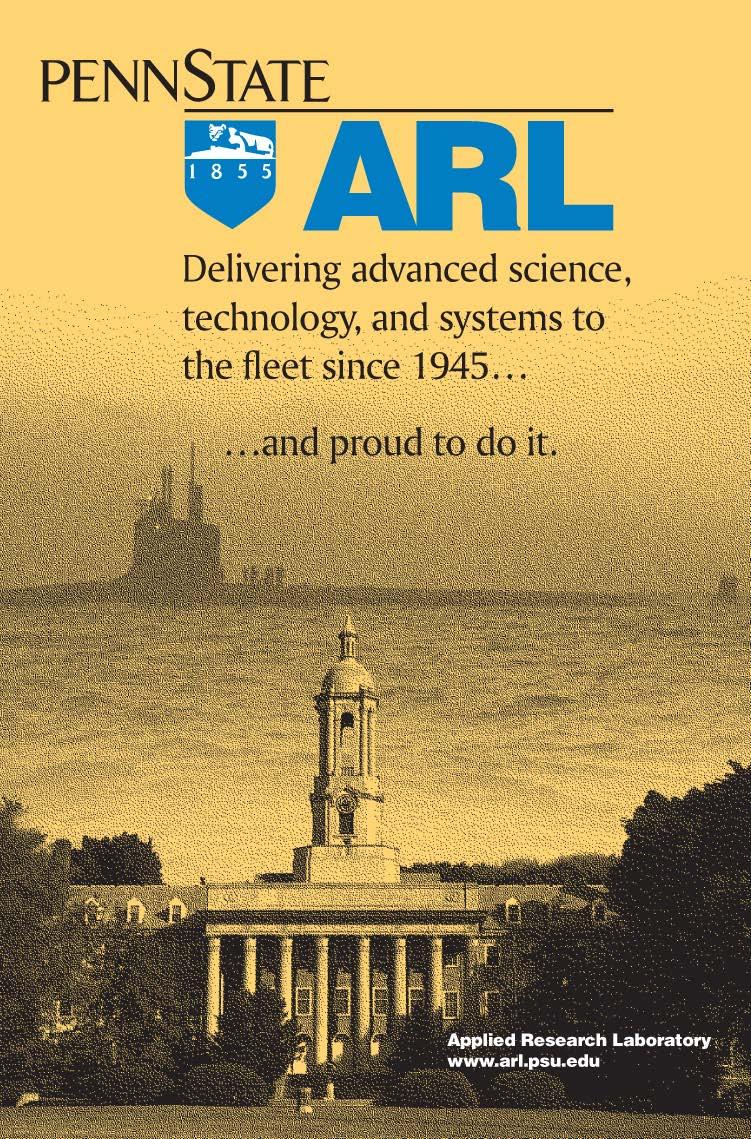 Introduction to the Applied Research Laboratory Established in 1945 by the Navy post WW II Technology Areas Undersea Weapons Undersea Vehicles/UUV s Hydrodynamics and Structures Acoustics & Quieting